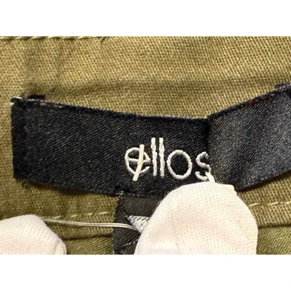 Ellos Olive Green Cotton Blend‎ Stretch Skort Plus 22 Mini Skirt Casual  82-20